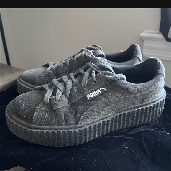 FENTY PUMA Suede Creeper Shoes - Picture 3 of 4